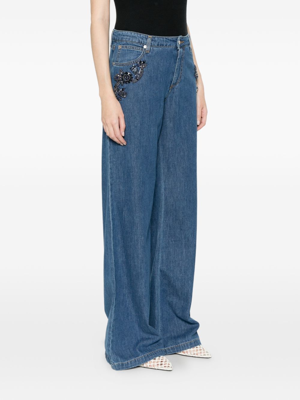 Ermanno Firenze Flared leg denim jeans