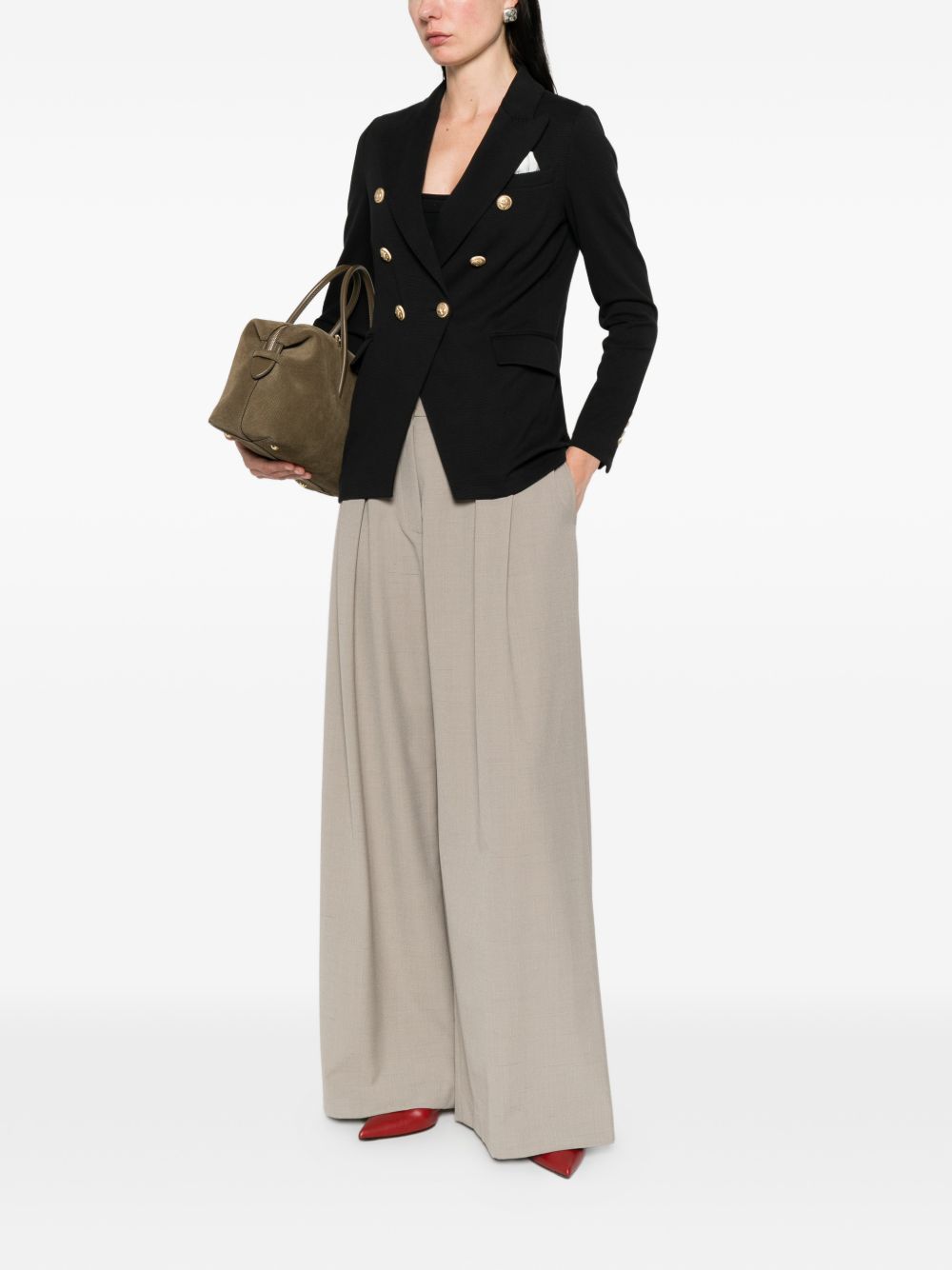 Circolo 1901 Cotton double-breasted jacket