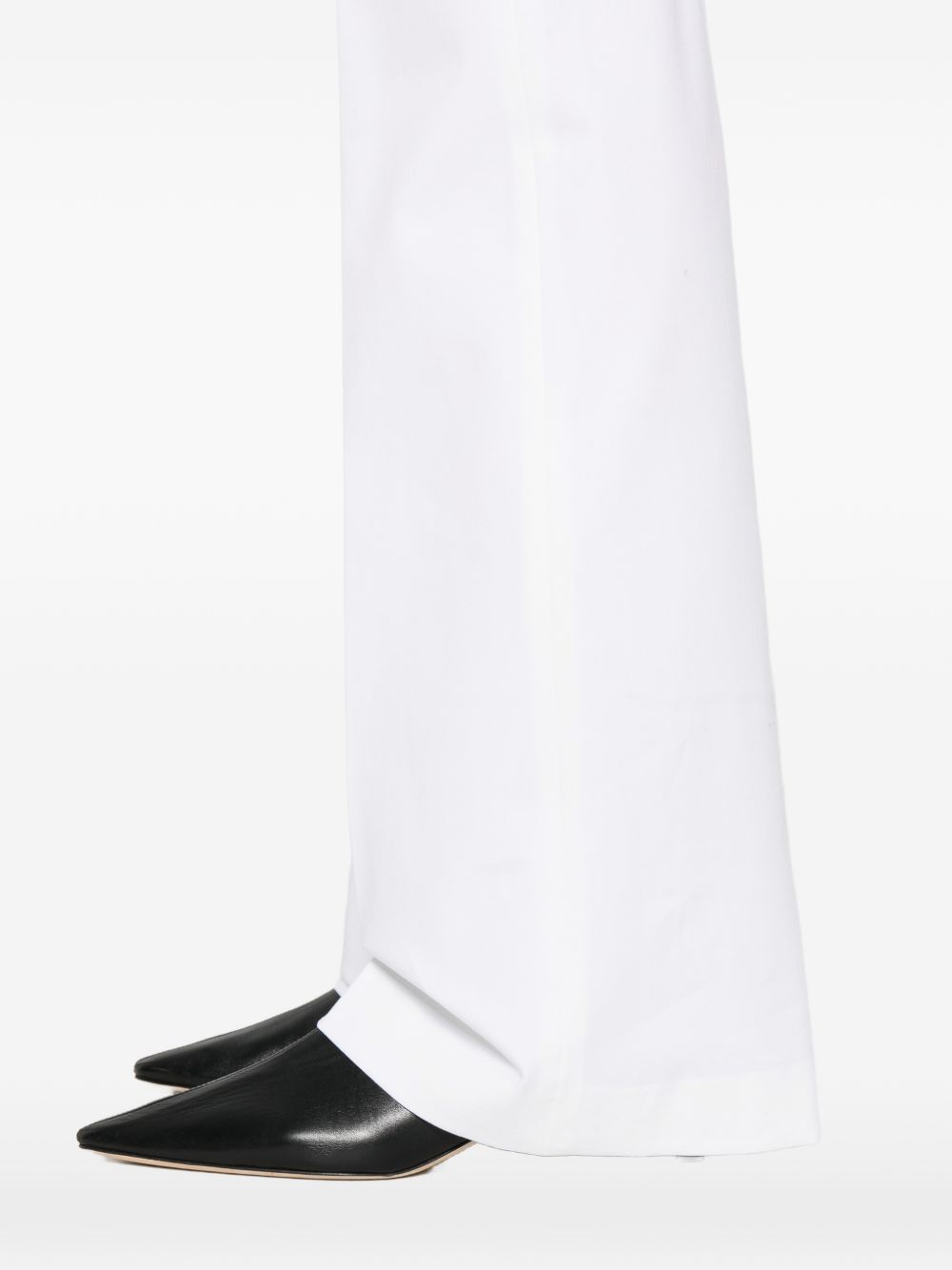 Via Masini 80 Cotton wide-leg trousers