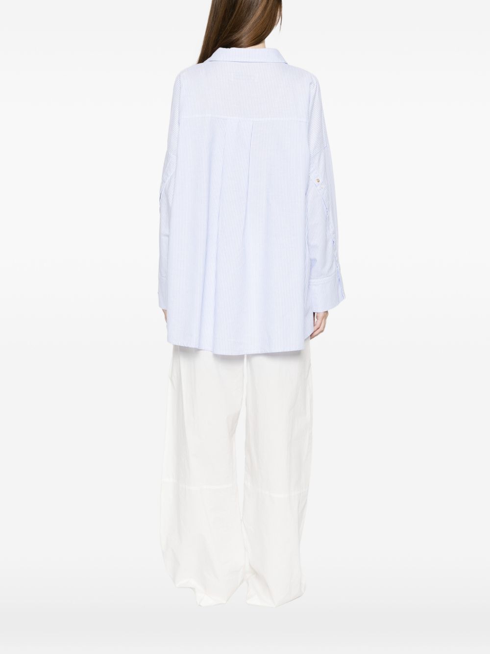 White Sand Striped cotton shirt