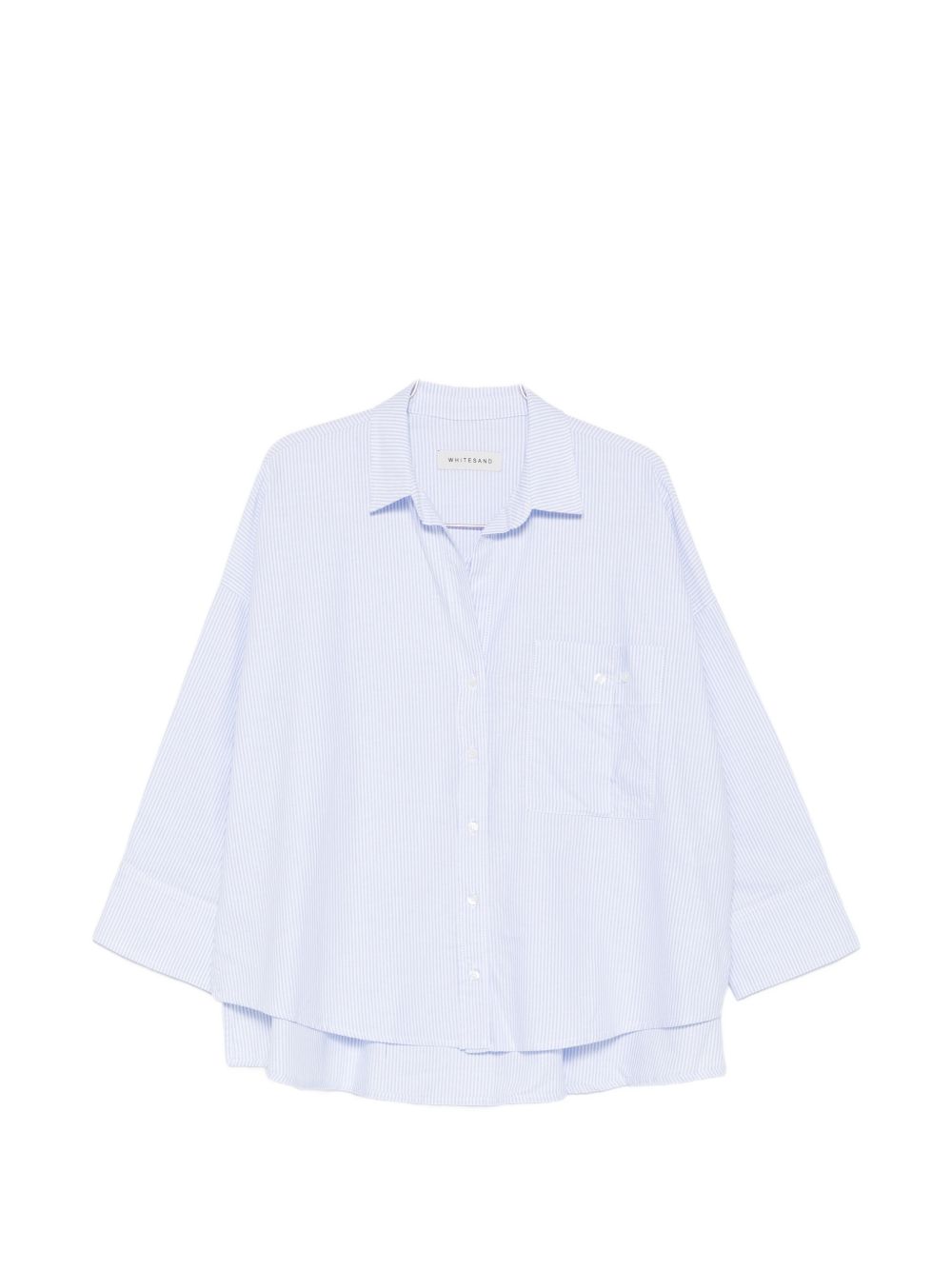 White Sand Striped cotton shirt