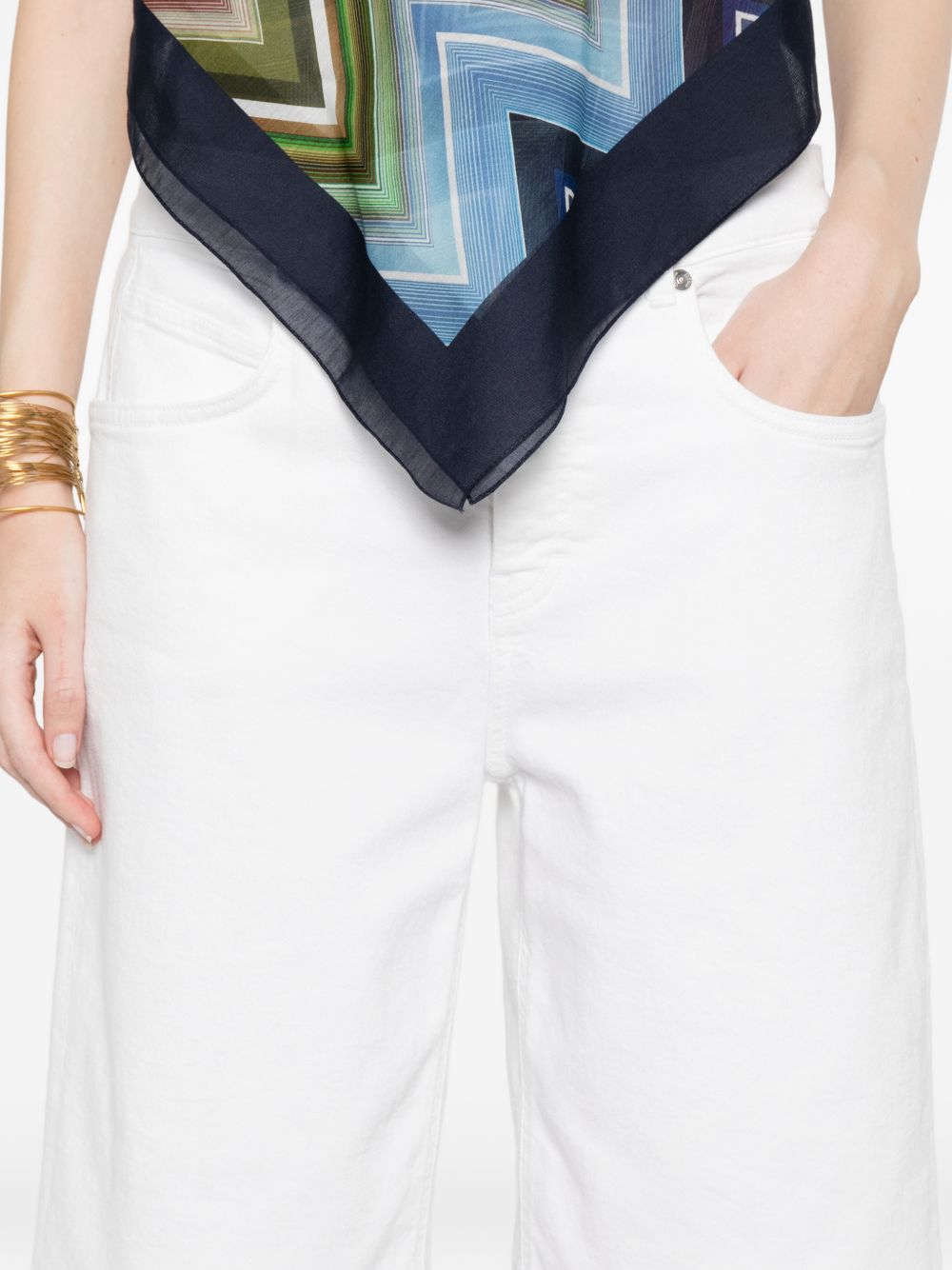 Closed Cotton bermuda shorts