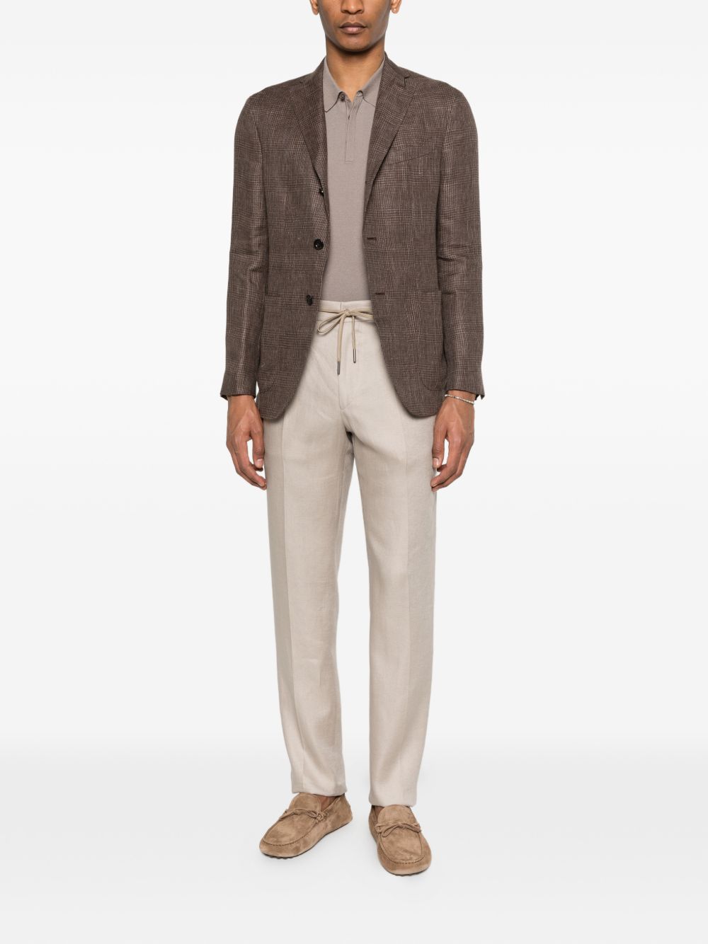 Boglioli Linen double-breasted jacket