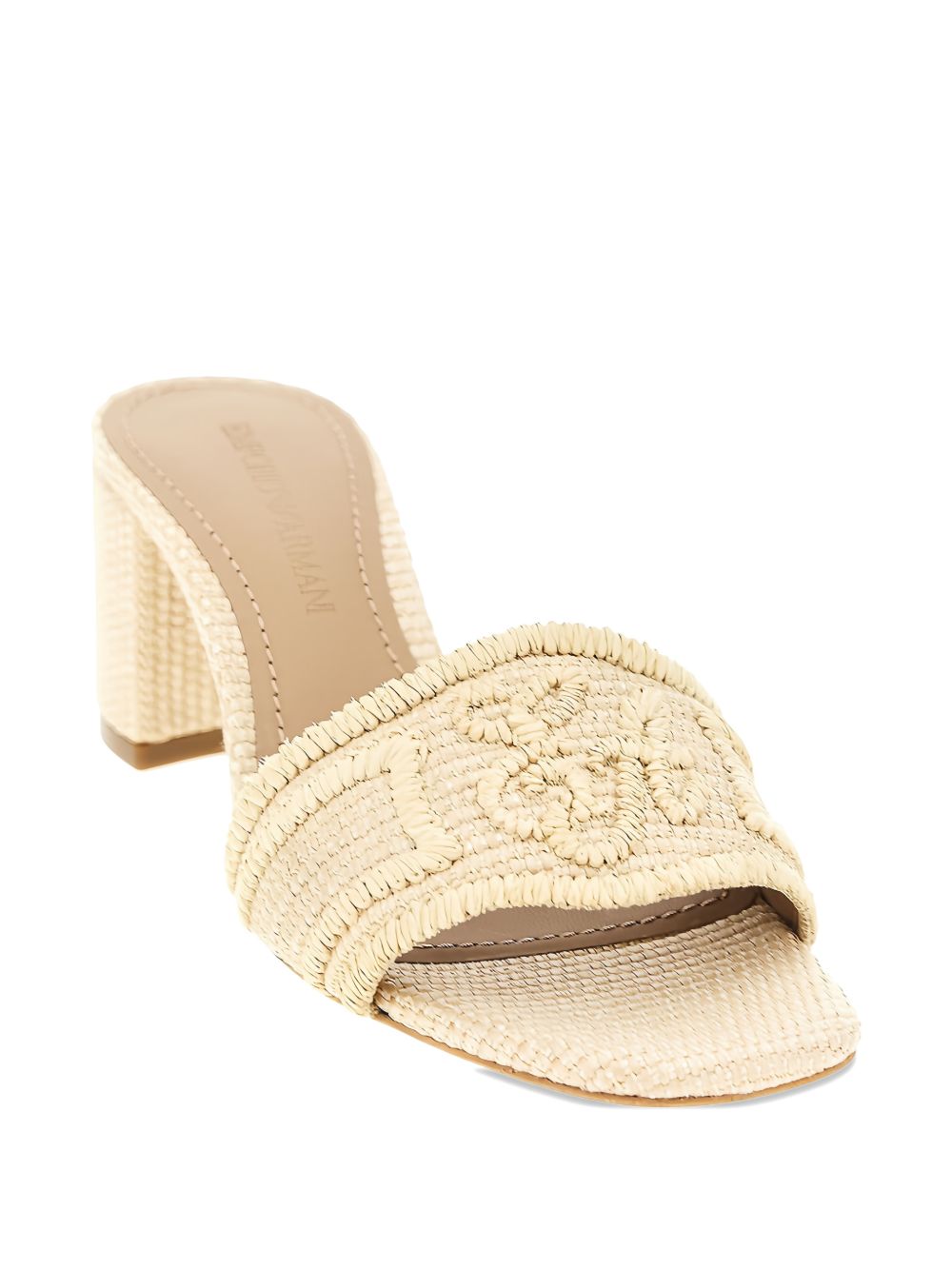 Emporio Armani Exclusive Rafia mules