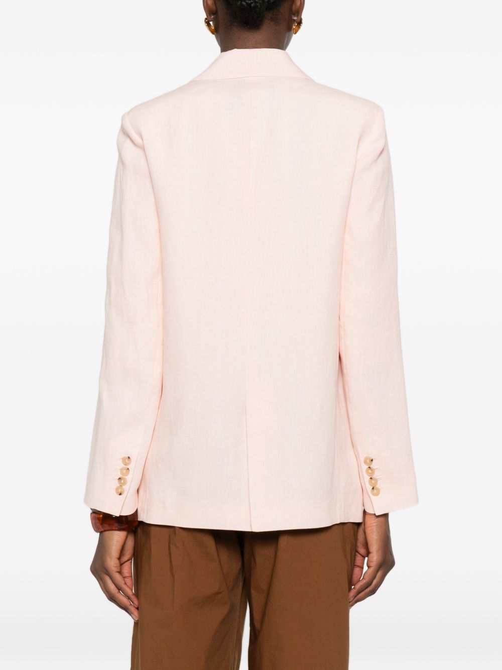 Forte Forte Linen single-breasted jacket