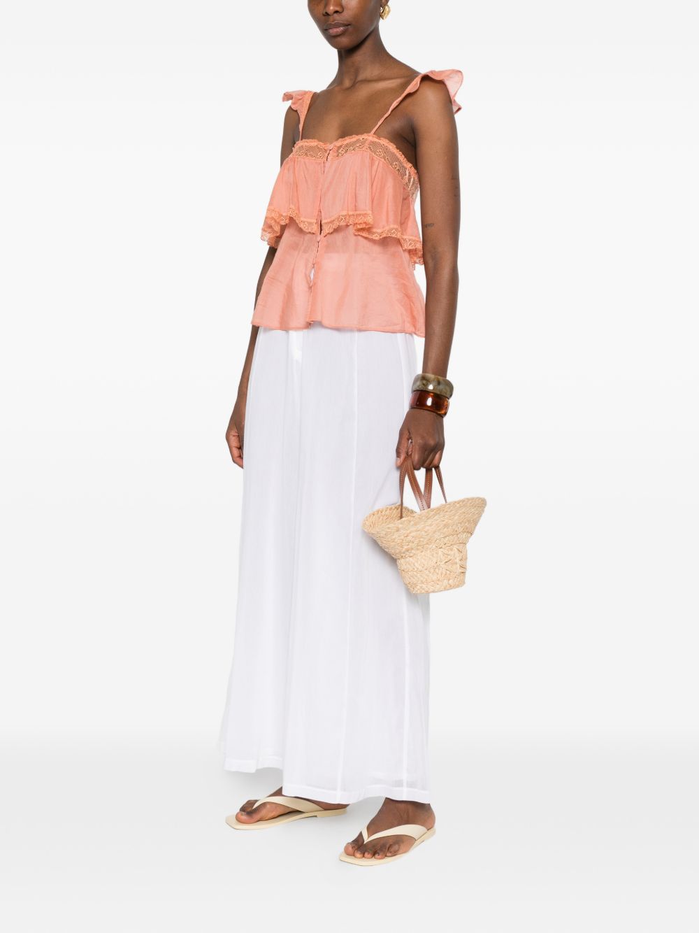 Forte Forte Voile cotton and silk trousers