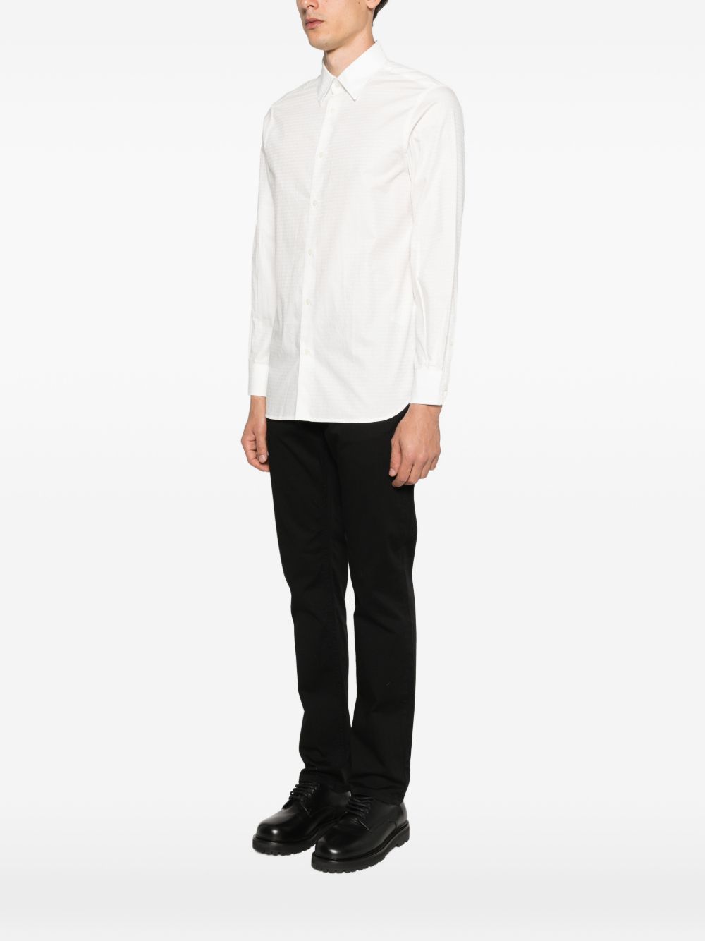 Emporio Armani Logo cotton shirt