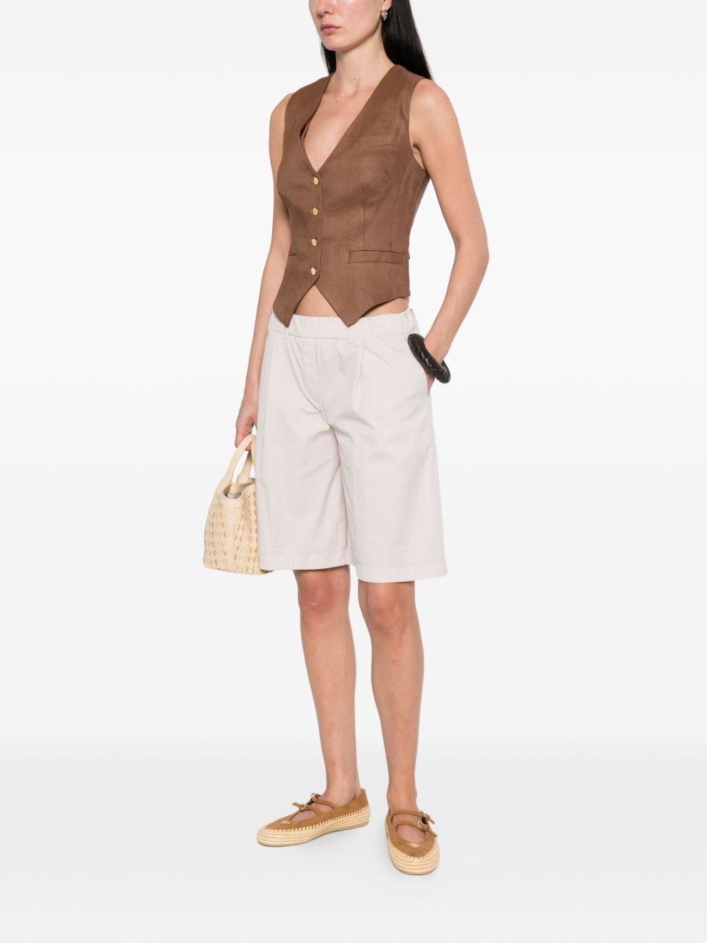 Via Masini 80 Cotton bermuda shorts