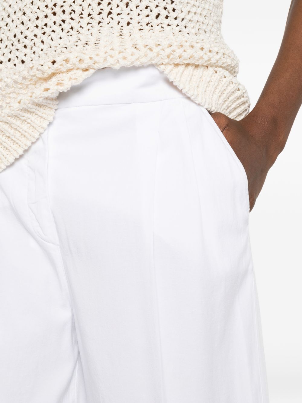 Via Masini 80 Linen blend trousers