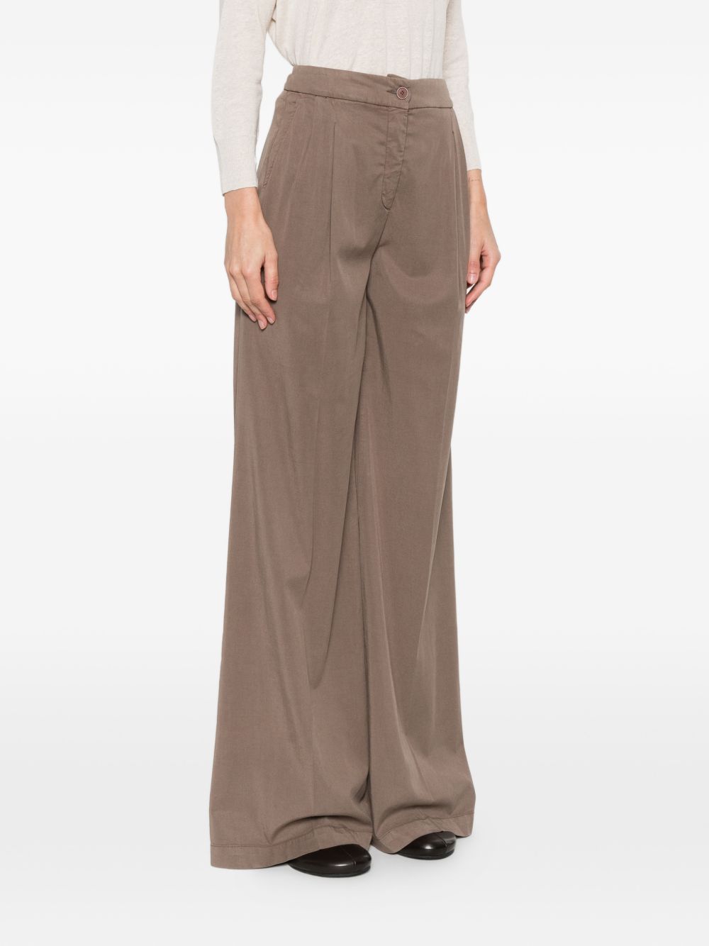 Via Masini 80 Linen blend trousers