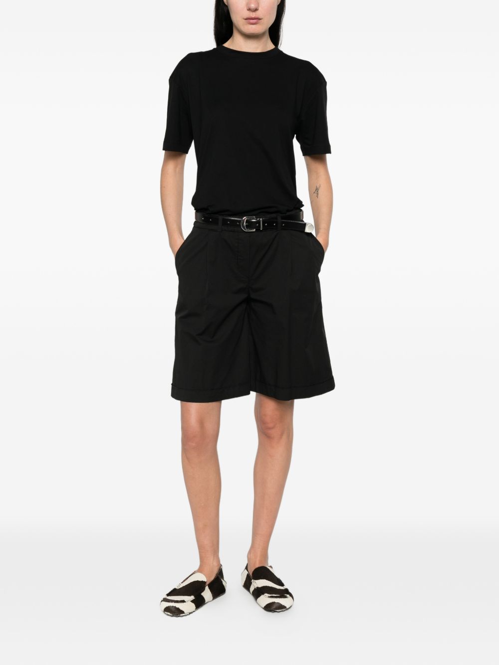 Via Masini 80 Cotton bermuda shorts