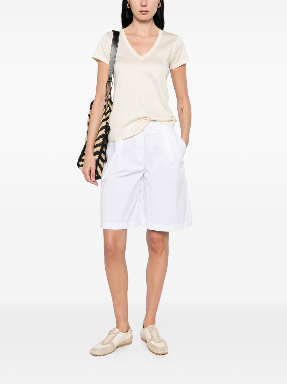 Via Masini 80 Cotton bermuda shorts