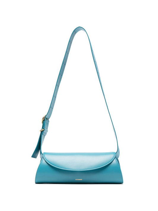 Jil Sander Cannolo small leather shoulder bag