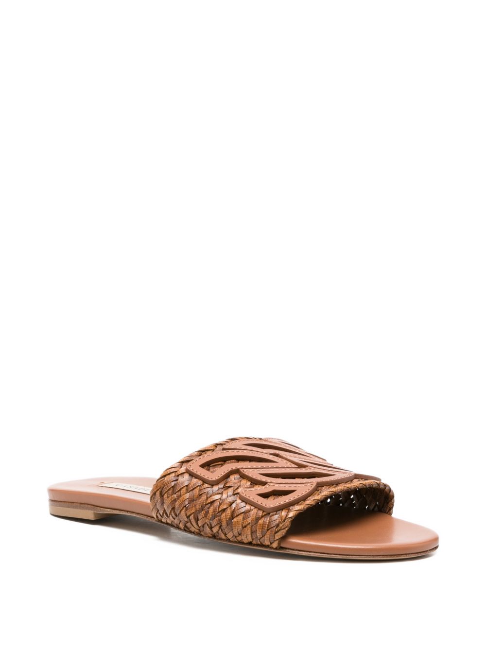 Casadei Leather flat sandals