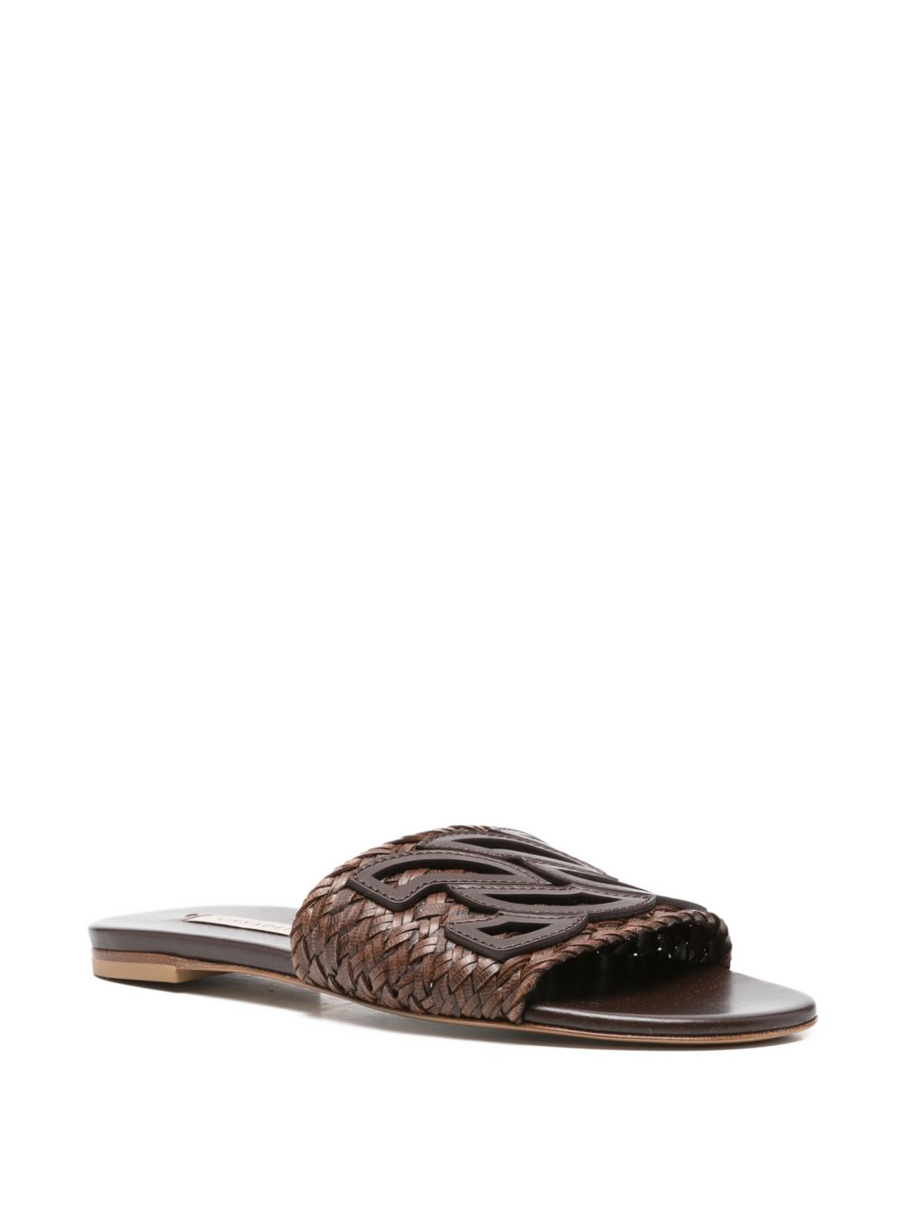 Casadei Leather flat sandals