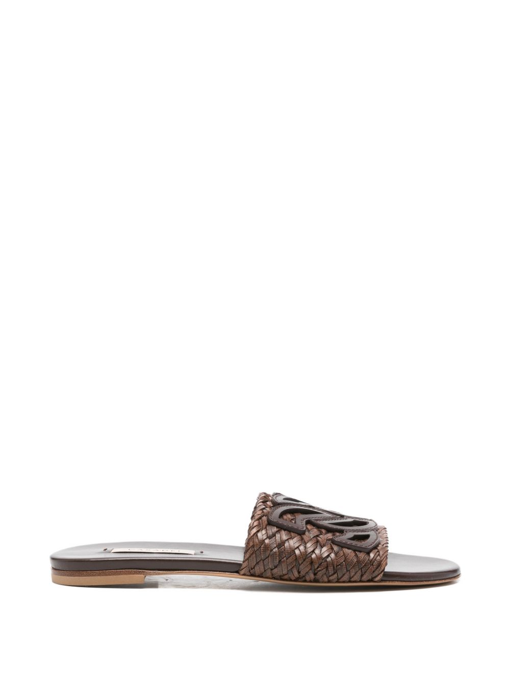 Casadei Leather flat sandals