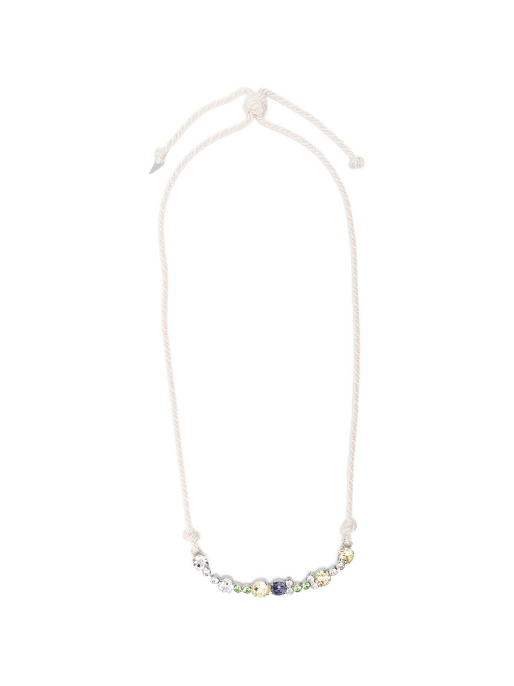 Forte Forte Crystal braided necklace
