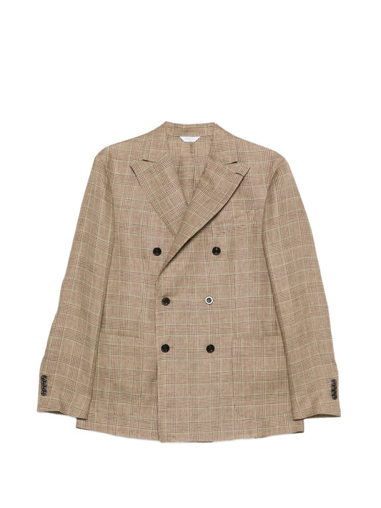 Boglioli Linen double-breasted jacket