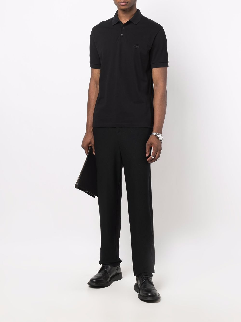 Giorgio Armani Piqeut cotton polo shirt