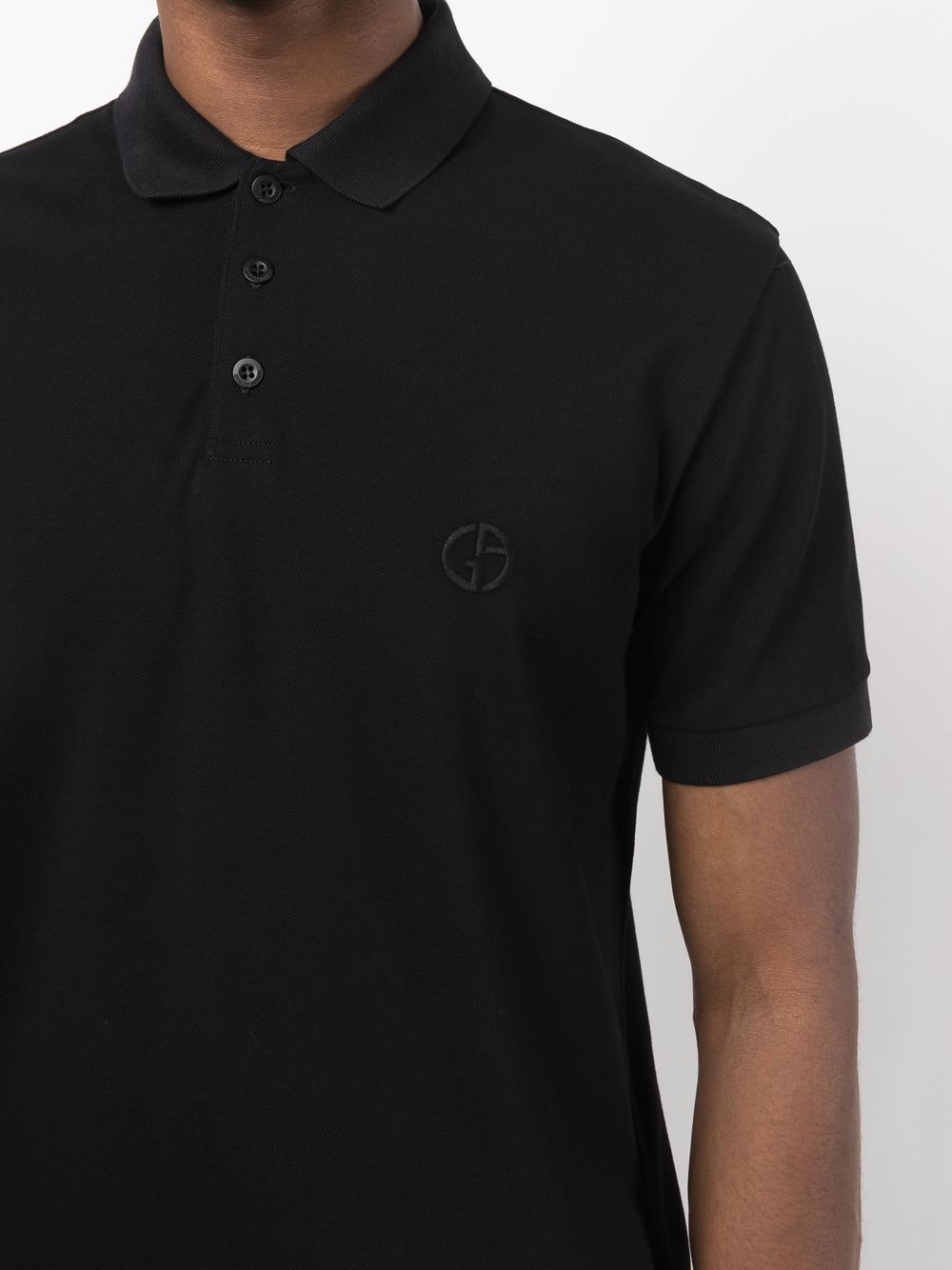 Giorgio Armani Piqeut cotton polo shirt