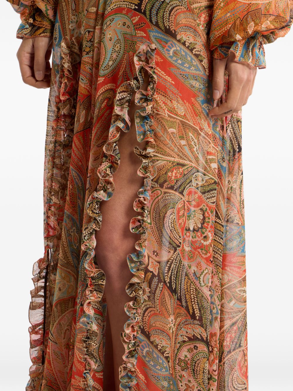 Etro Printed long skirt
