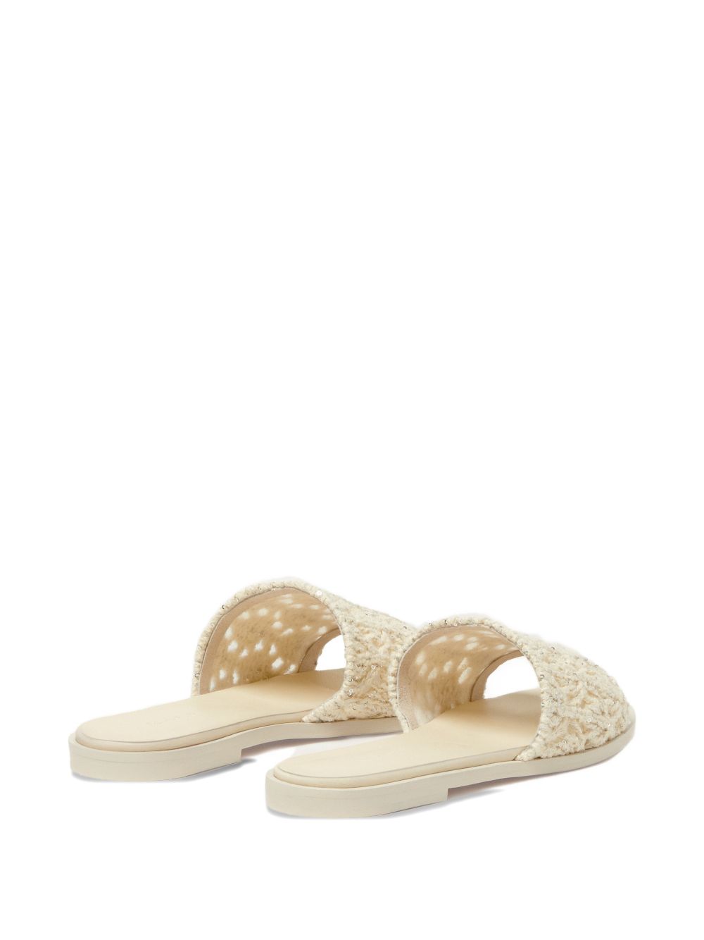 Fabiana Filippi Knitted flate sandals