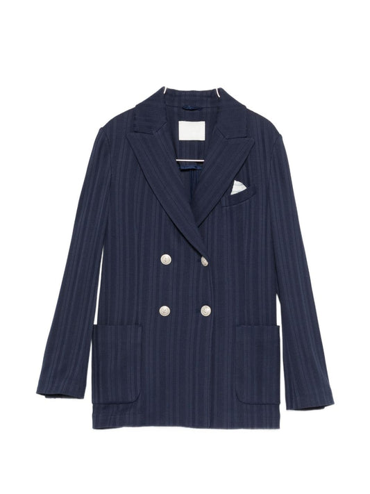 Circolo 1901 Cotton double-breasted jacket