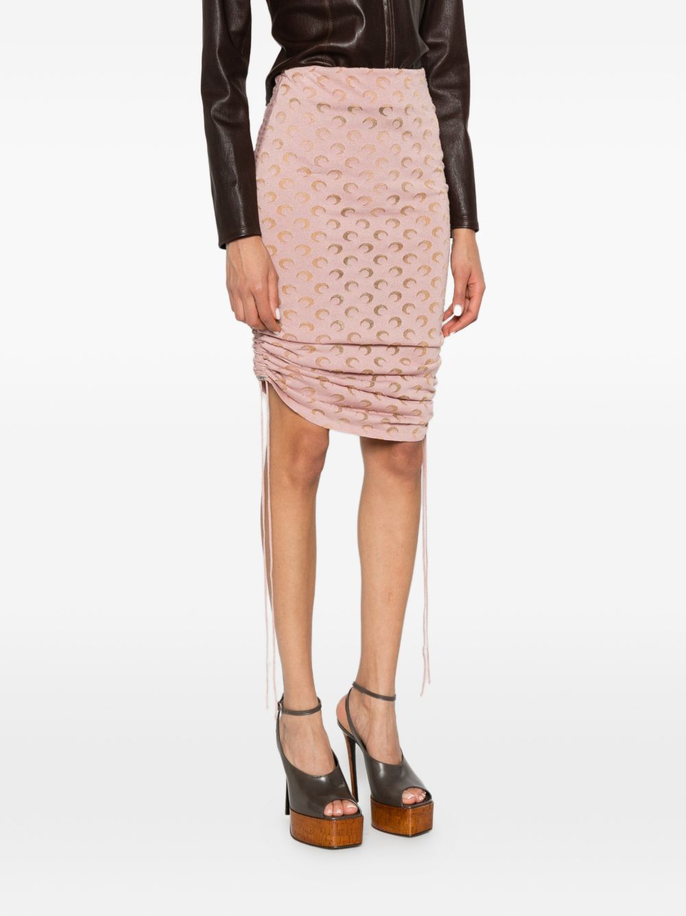 Marine Serre Moon devore skirt