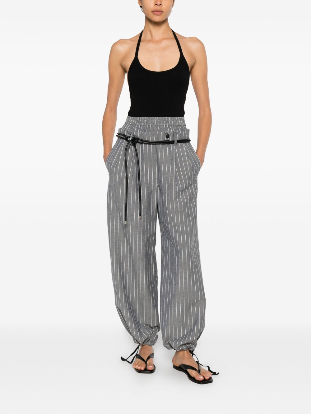 White Sand Linen blend trousers