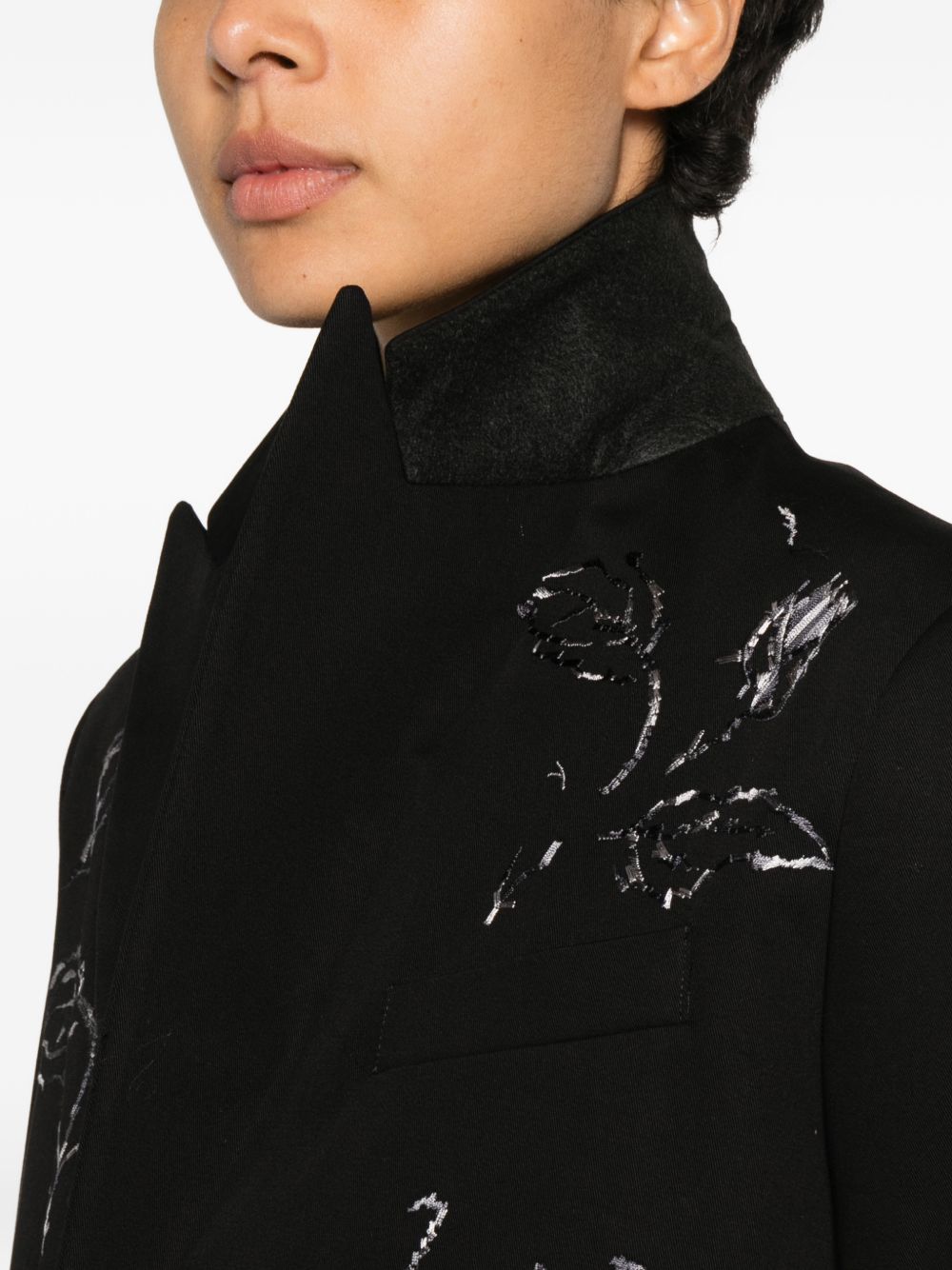 Hippy Realisti Cotton single-breasted blazer jacket