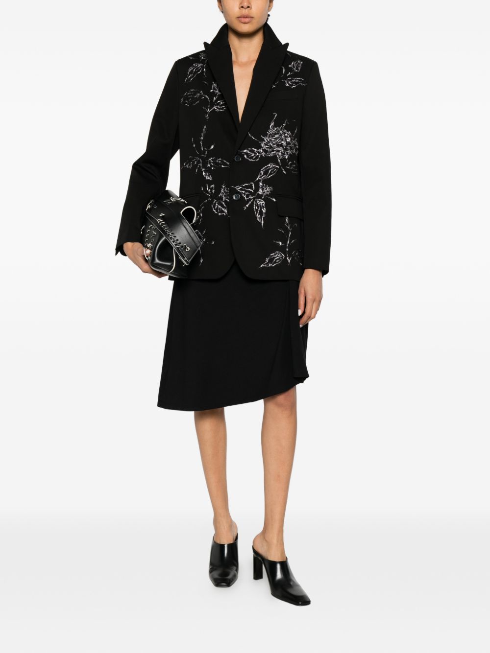 Hippy Realisti Cotton single-breasted blazer jacket