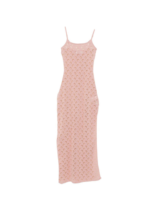 Marine Serre Moon devore long dress