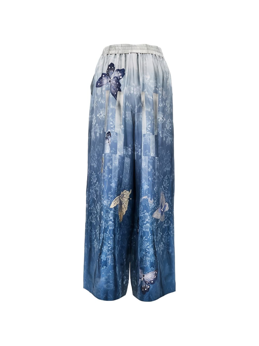 Pierre Louis Mascia Printed silk trousers