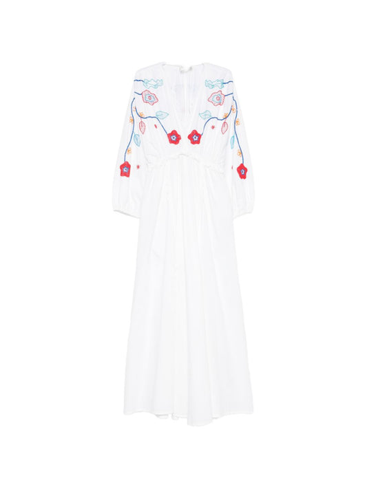 Forte Forte Embroidered cotton dress