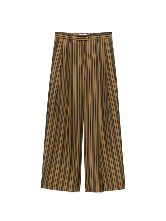 Alberto Biani Striped silk trousers