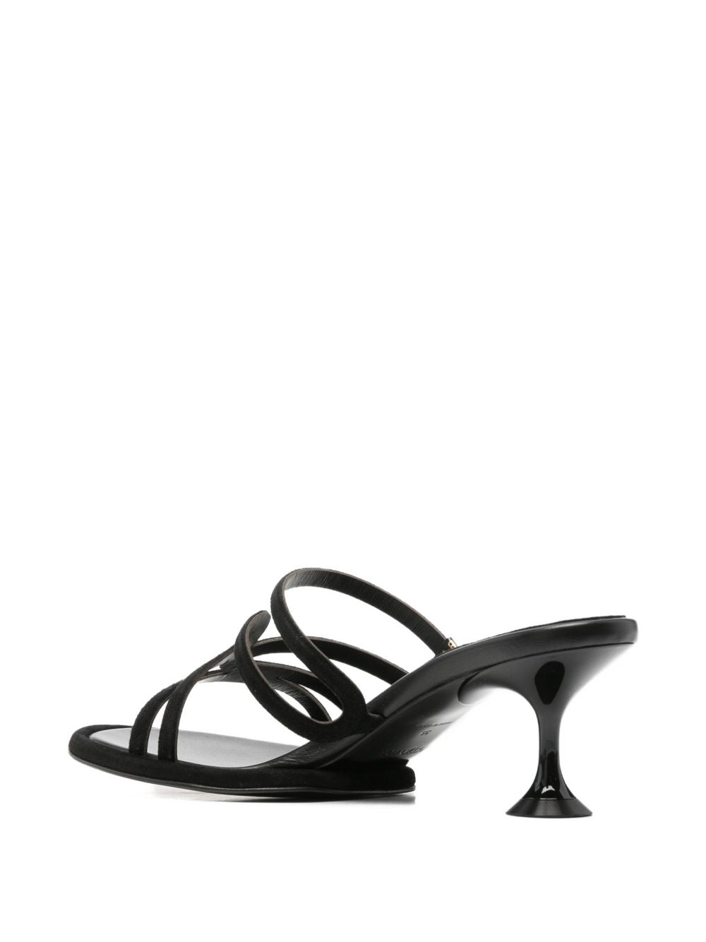 Sergio Rossi Suede leather heel sandals
