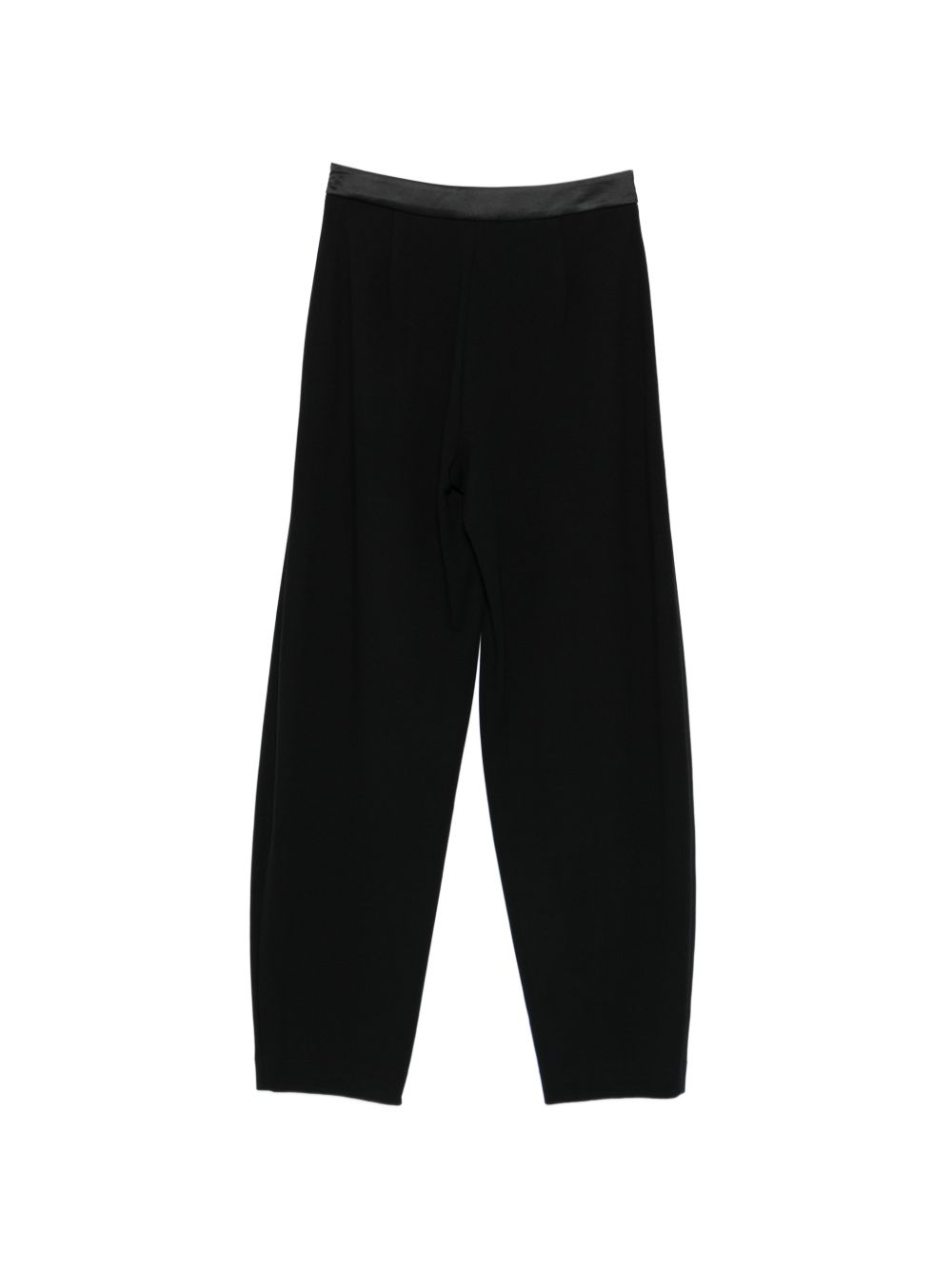 Emporio Armani Satin-Finish Tapered Trousers
