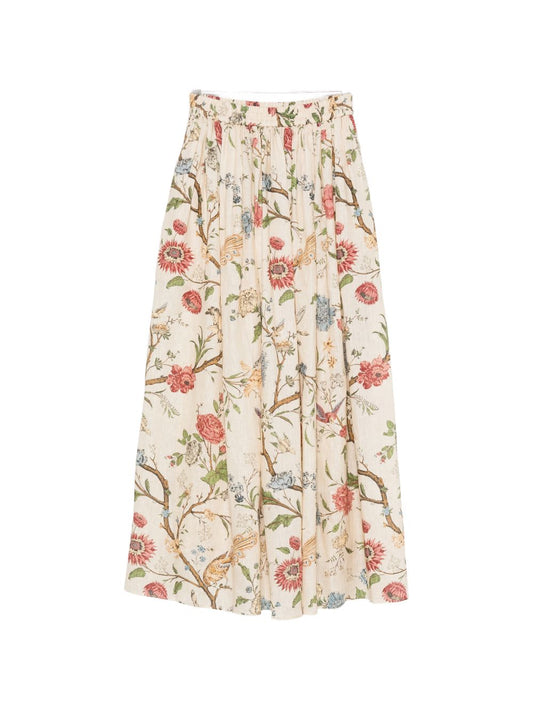 Into The East Linen Silk Blend Trousers