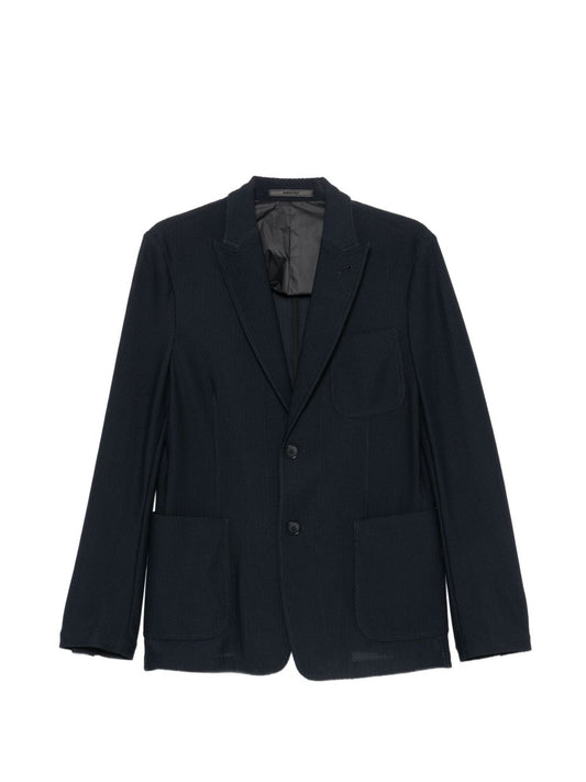 Giorgio Armani Icon Single-Breasted Blazer Jacket