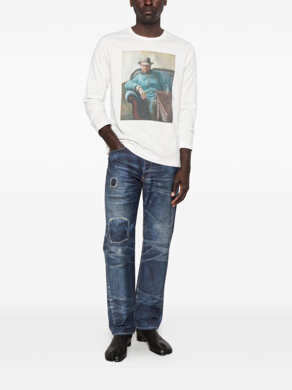 Junya Watanabe Cotton and Nylon Trousers