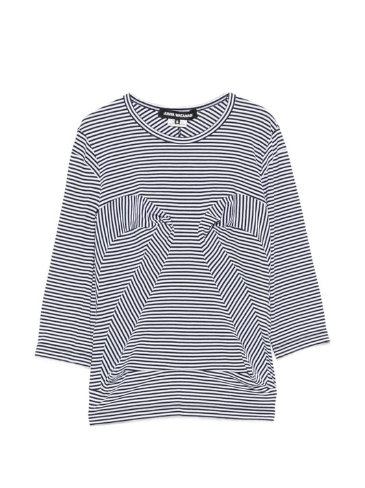 Junya Watanabe Striped Cotton T-Shirt