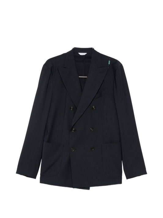 Boglioli Wool Blend Double-Breasted Suit