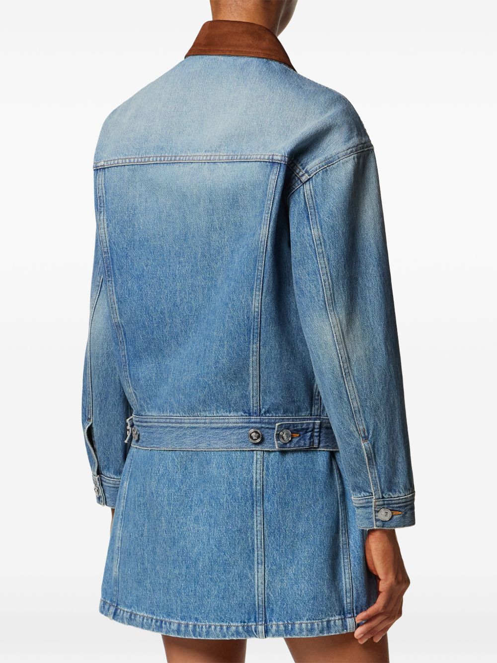 Versace Coats NAVY