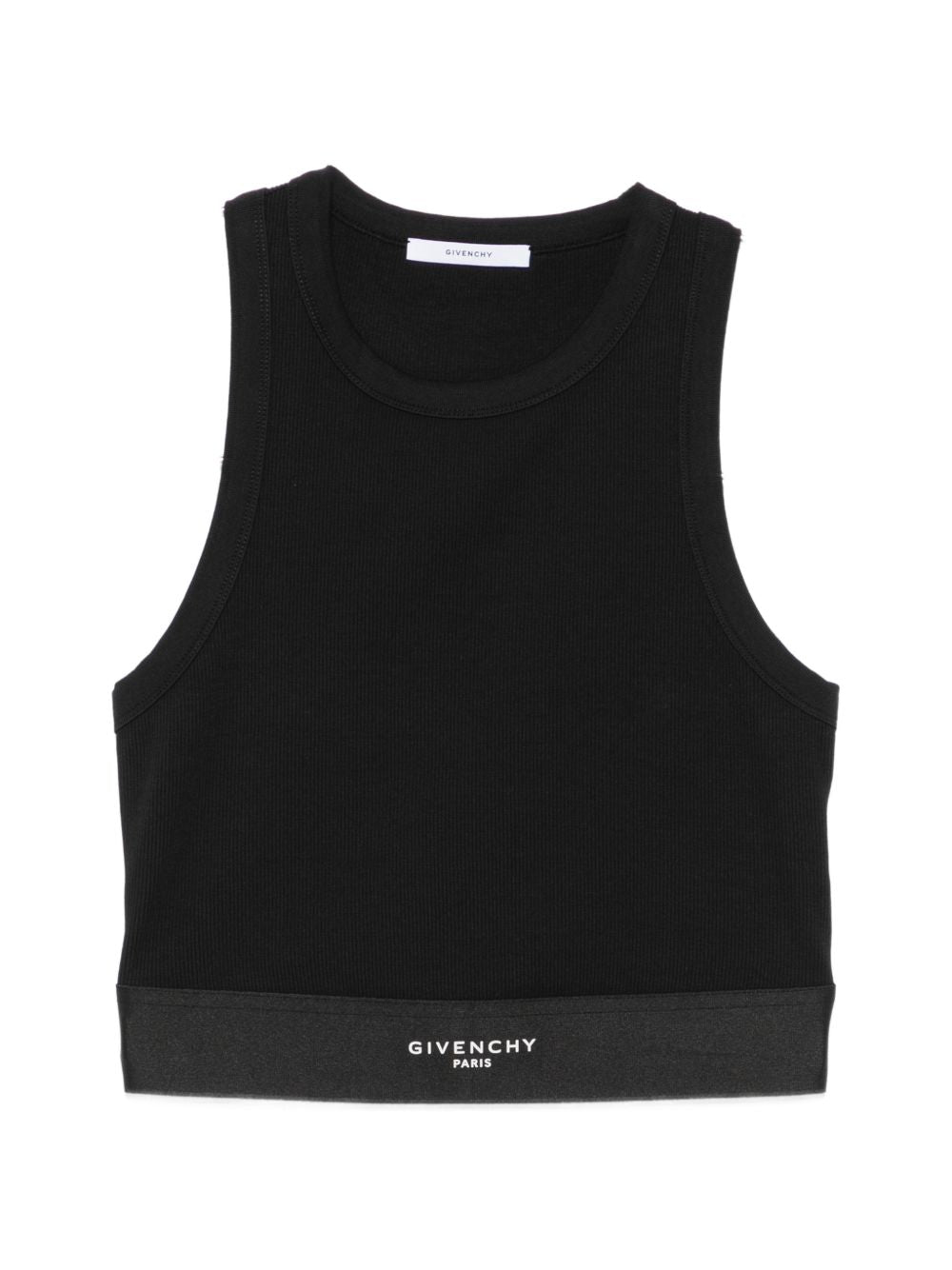 Givenchy Logo Waistband Crop Top
