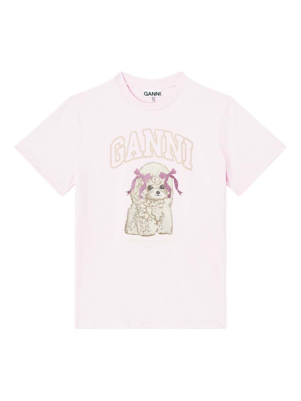GANNI T-shirts and Polos PINK