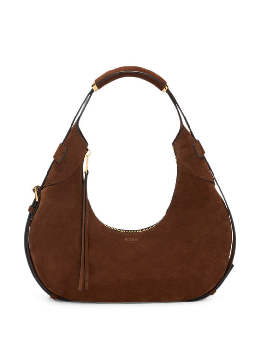 Moschino Suede Shoulder Bag