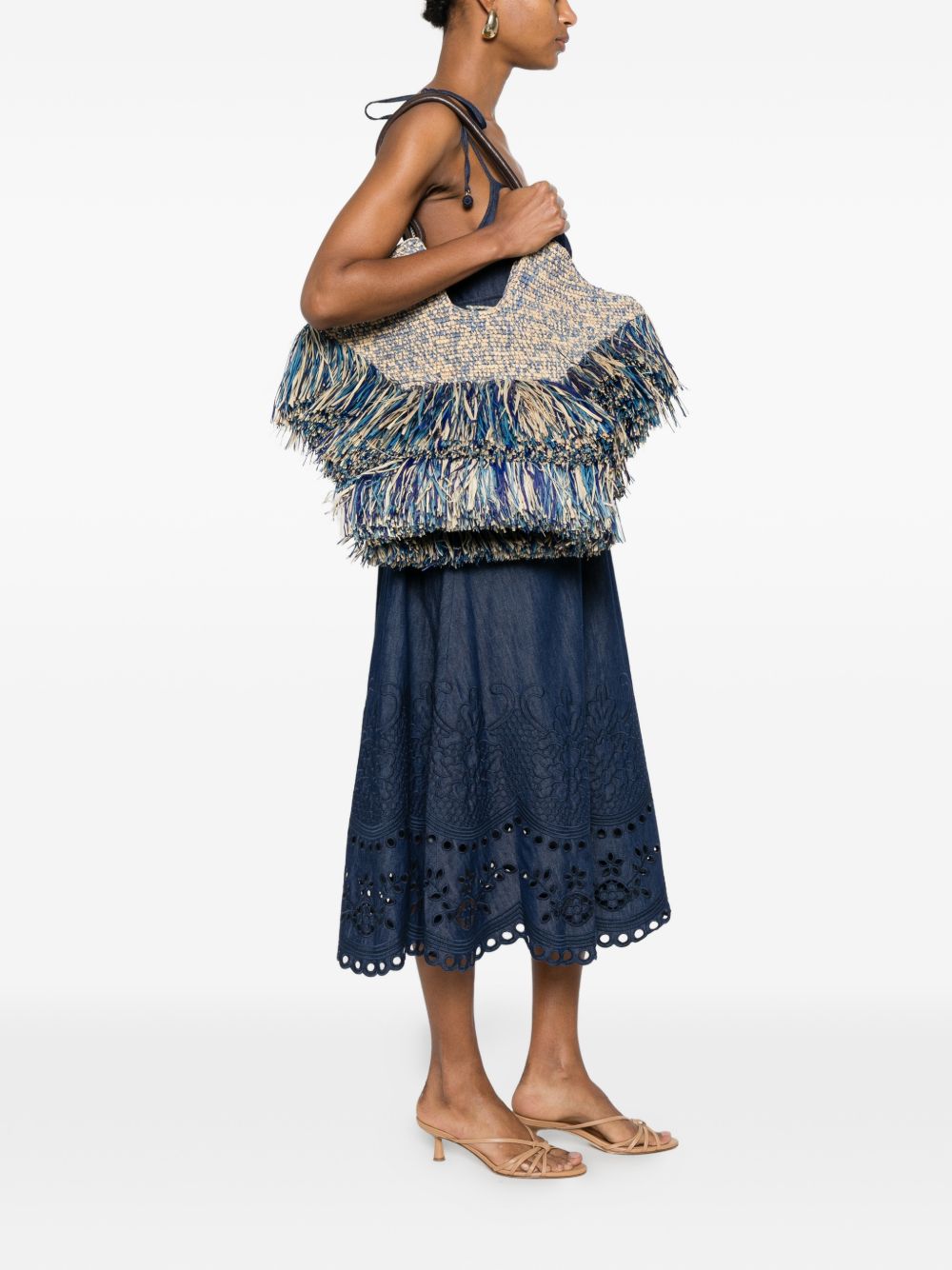 Zimmermann Woven Fringe Tote