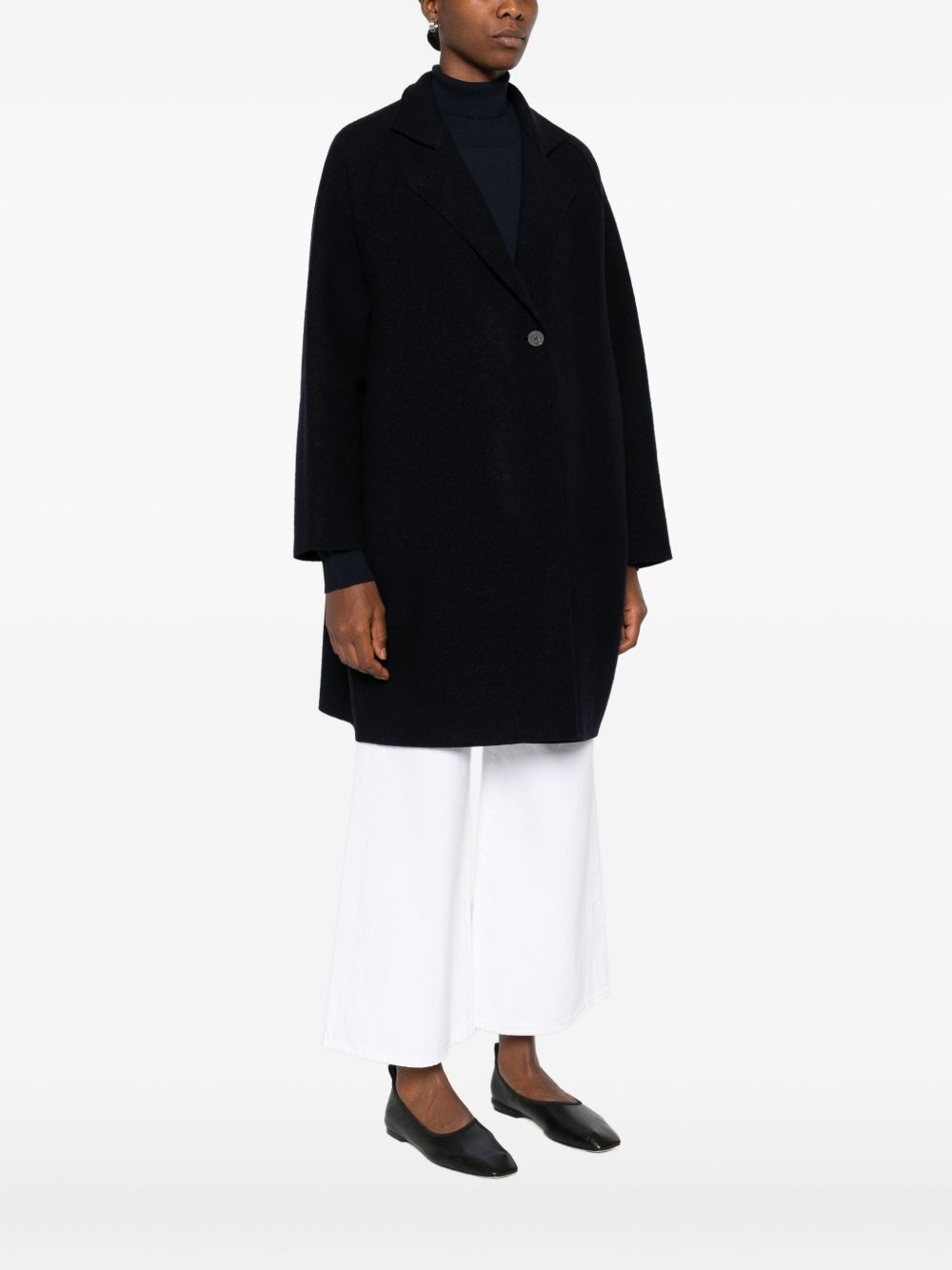 HARRIS WHARF LONDON Coats NAVY