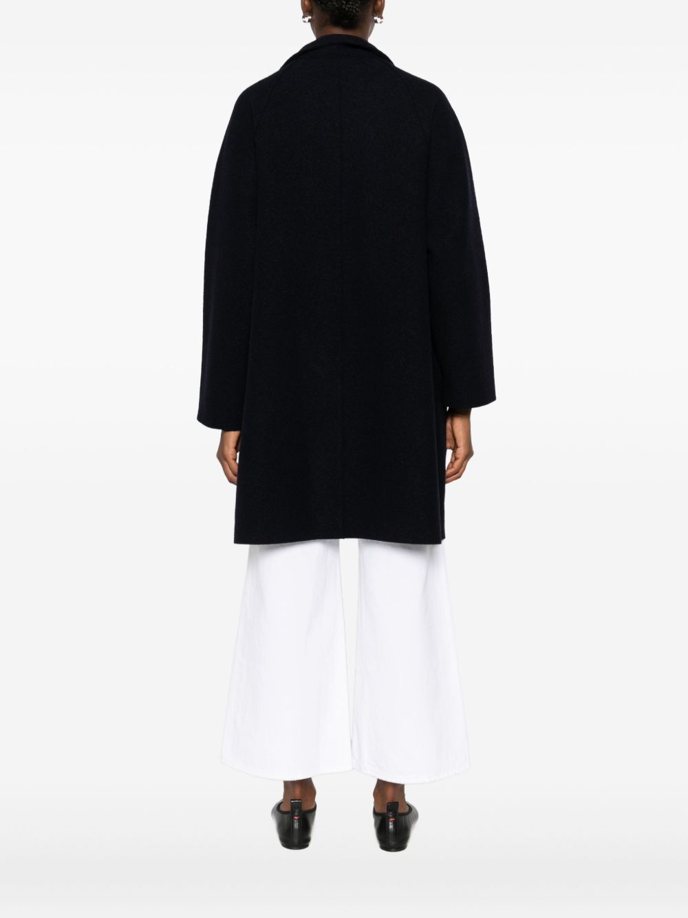 HARRIS WHARF LONDON Coats NAVY