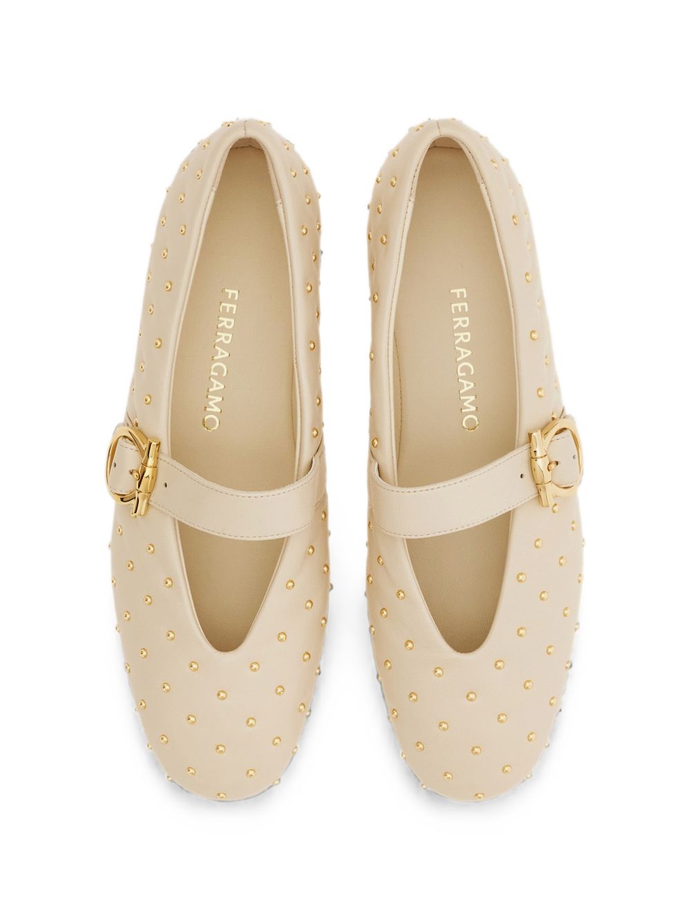 Ferragamo Flat shoes ECRU